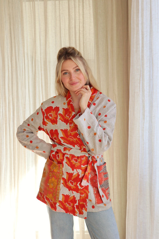 Kantha kimono NO.1