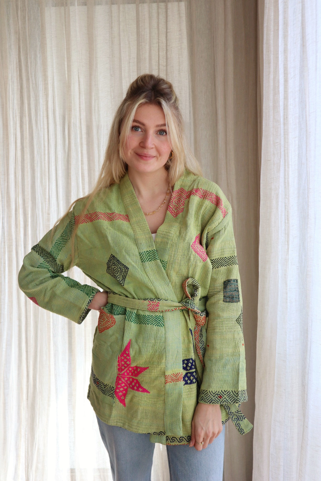 Kantha kimono NO.8