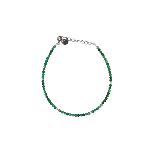 Jade bracelet silver